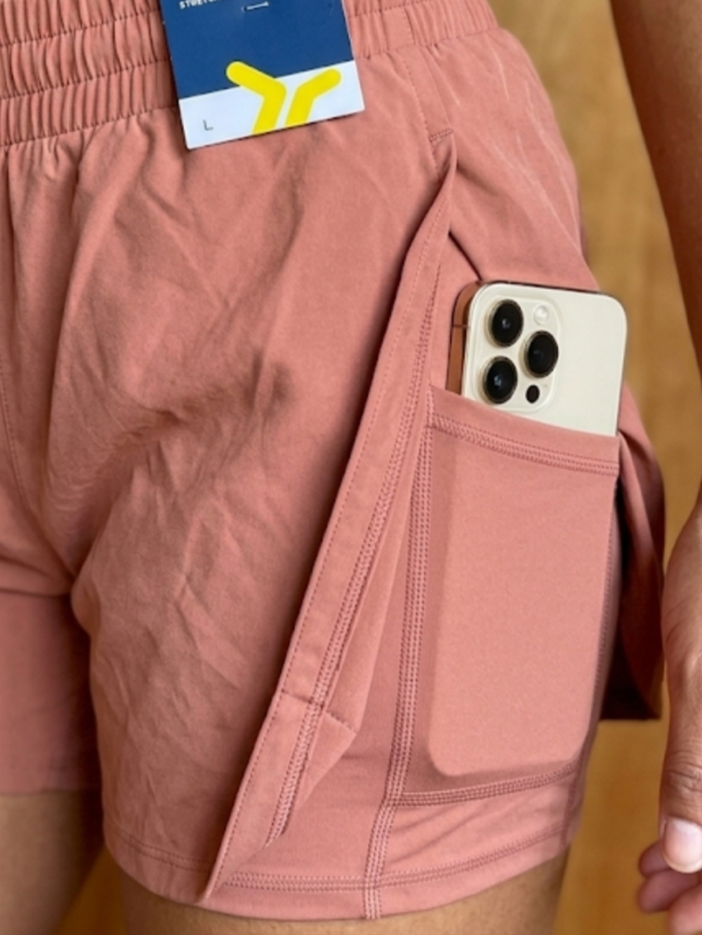 𝗢𝗹𝗱 𝗡𝗮𝘃𝘆 Shorts 𝟮𝗶𝗻𝟭 𝗦𝘁𝗿𝗲𝘁𝗰𝗵𝗧𝗲𝗰𝗵 𝗛𝗶𝗴𝗵-𝗥𝗶𝘀𝗲 - Picture 9 of 12